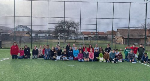 Studenti francezi in vizita: Ateliere educative si jocuri in aer liber