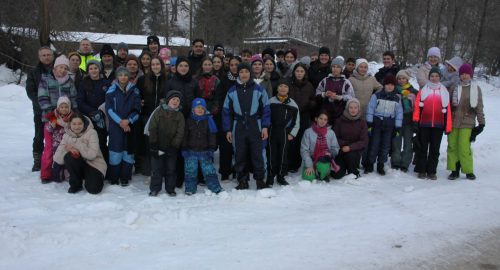 La săniuș, cu inima plină de mulțumire